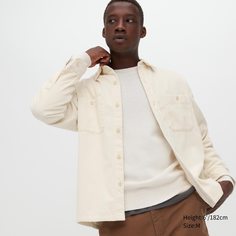 Рубашка мужская UNIQLO 450266COL01 белая M (доставка из-за рубежа)