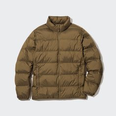 Пуховик мужской UNIQLO 449631COL35 коричневый S (доставка из-за рубежа)