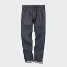 Джинсы мужские UNIQLO 452522COL69 синие 28/34 (доставка из-за рубежа)