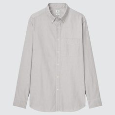 Рубашка мужская UNIQLO 448347COL06 серая XS (доставка из-за рубежа)