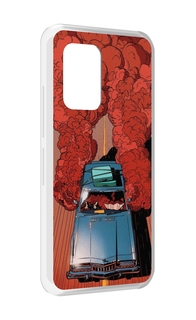 Чехол MyPads машина мчится с дымком для UMIDIGI Bison GT