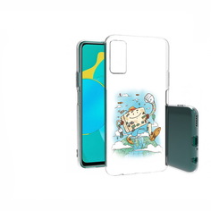 Чехол MyPads Tocco для Huawei Honor 30S Счастливый чемодан
