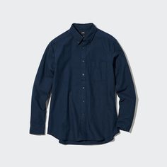Рубашка мужская UNIQLO 452299COL69 синяя 2XS (доставка из-за рубежа)