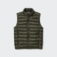 Утепленный жилет мужской UNIQLO 452739COL57 хаки S (доставка из-за рубежа)