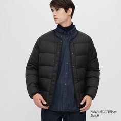 Пуховик мужской UNIQLO 453055COL09 черный S (доставка из-за рубежа)