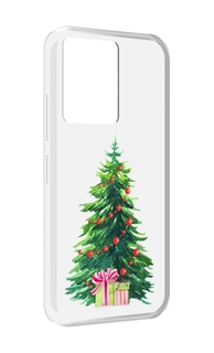 Чехол MyPads Елка новогодняя с подарками акварель для Infinix Note 12 5G X671