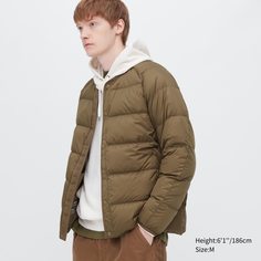 Пуховик мужской UNIQLO 453055COL34 коричневый XL (доставка из-за рубежа)