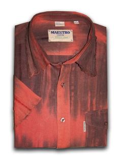 Рубашка мужская Maestro Lin2-k красная M