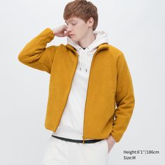 Куртка мужская UNIQLO 450195COL47 желтая S (доставка из-за рубежа)