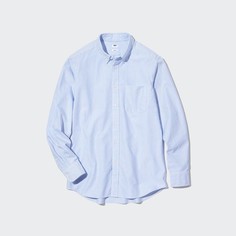 Рубашка мужская UNIQLO 452300COL65 синяя S (доставка из-за рубежа)