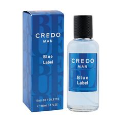 Туалетная вода мужская Delta parfum Credo Man Blue Label 100мл