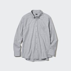 Рубашка мужская UNIQLO 450267COL03 серая XS (доставка из-за рубежа)