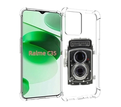 Чехол MyPads старый проектор для Realme C35 / Narzo 50A Prime