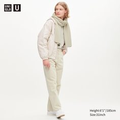 Джинсы мужские UNIQLO 452154COL30 бежевые 35 (доставка из-за рубежа)