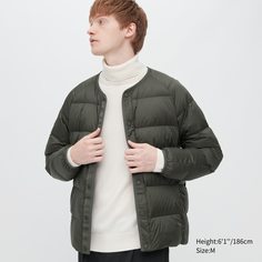 Пуховик мужской UNIQLO 453055COL57 хаки M (доставка из-за рубежа)