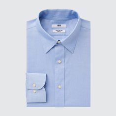 Рубашка мужская UNIQLO 448302COL60 синяя 2XL (доставка из-за рубежа)