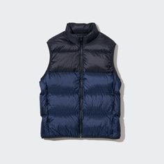 Утепленный жилет мужской UNIQLO 454226COL69 синий S (доставка из-за рубежа)
