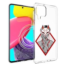 Чехол MyPads девушка в маске япония для Samsung Galaxy M53 (SM-M536)