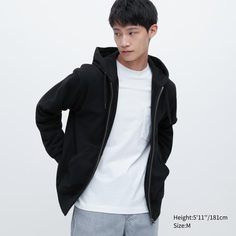 Толстовка мужская UNIQLO 450189COL09 черная 3XL (доставка из-за рубежа)