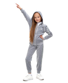 Толстовка, брюки Lucky Child 49-42 цв. серый р.92-98