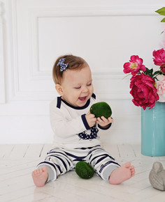 Лонгслив - 3 шт. Lucky Child 30-166 цв. ассорти р.86-92