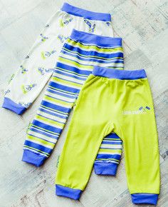 Брюки - 3 пары Lucky Child 30-119 цв. ассорти р.80-86