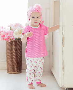 Брюки - 3 пары Lucky Child 30-219 цв. ассорти р.80-86