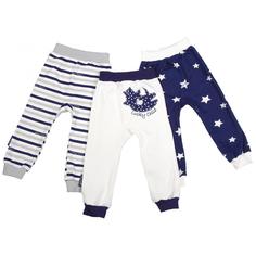 Брюки - 3 пары 30-119 цв. ассорти р.62-68 Lucky Child