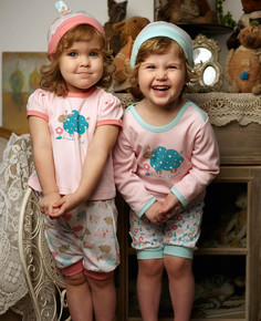 Лонгслив - 3 шт. Lucky Child 30-146 цв. ассорти р.98-104