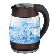 Чайник электрический Scarlett SC-EK27G100 1.7 л коричневый