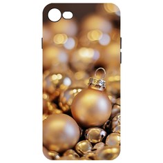 Чехол-накладка Krutoff Софт Кейс Золотые игрушки для iPhone 7/8 черный