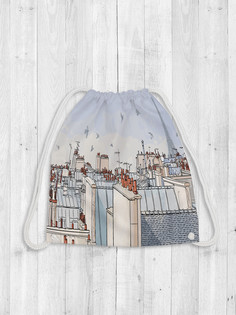 Мешок для обуви и вещей JoyArty bpa_10521 голубой 38x40 см