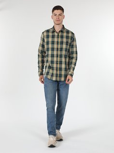 Рубашка мужская Colins CL1061019_Q1.V1_MTC разноцветная S