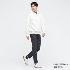 Джинсы мужские UNIQLO 447649COL69 синие 33/36 (доставка из-за рубежа)