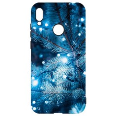 Чехол-накладка Krutoff Софт Кейс Гирлянда для Honor 8A черный