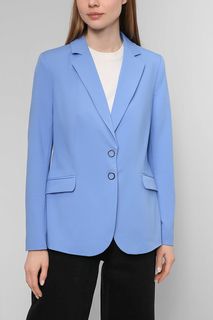 Блейзер женский Comma 2110799 голубой 40 EU