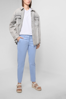 Брюки женские Comma 2111037 синие 36 EU