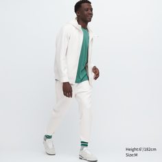 Брюки мужские UNIQLO 458039COL00 белые S (доставка из-за рубежа)