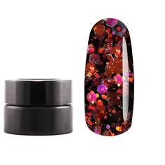 Глиттерная гель-краска Masura Рубин, 5 г