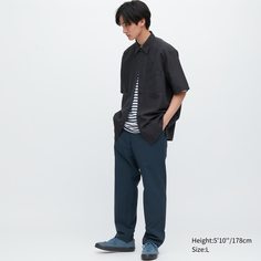 Брюки мужские UNIQLO 455495COL68 синие S (доставка из-за рубежа)