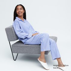 Пижама женская UNIQLO 455416COL63 синяя S (доставка из-за рубежа)