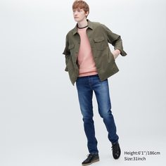 Джинсы мужские UNIQLO 455473COL66 синие 28/32 (доставка из-за рубежа)
