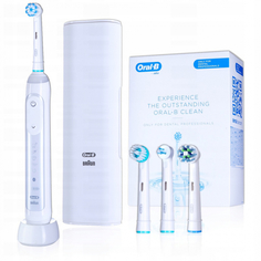 Электрическая зубная щетка Oral-B Genius X белая