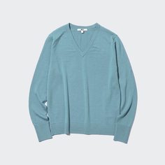 Пуловер женский UNIQLO 450511COL61 синий M (доставка из-за рубежа)