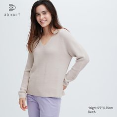 Пуловер женский UNIQLO 454763COL02 серый 2XL (доставка из-за рубежа)
