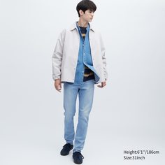 Джинсы мужские UNIQLO 455473COL64 синие 32/30 (доставка из-за рубежа)