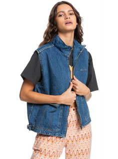 Джинсовая куртка женская Quiksilver EQWJK03047 синяя S