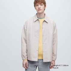 Ветровка мужская UNIQLO 456986COL30 бежевая L (доставка из-за рубежа)