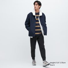 Брюки мужские UNIQLO 455408COL09 черные XL (доставка из-за рубежа)