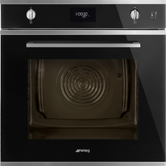 Встраиваемый электрический духовой шкаф Smeg SOP6401S2N черный